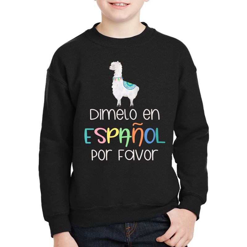 Womens En Espanol Por Favor Bilingual Spanish Teacher Gifts T Shirt Youth Sweatshirt by longduong89 | Artistshot