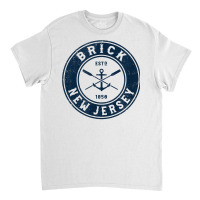 Brick New Jersey Nj Vintage Boat Anchor & Oars T Shirt Classic T-shirt | Artistshot