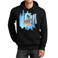 Beta Fish T  Shirt Beta Fish Blue With Rainbow Tail On Blue T  Shirt Unisex Hoodie | Artistshot