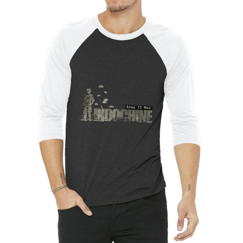 Indochine - French Pop Rock And New Wave 3/4 Sleeve Shirt | Artistshot