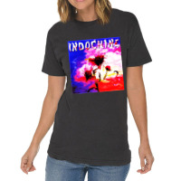 Indochine - French Pop Rock And New Wave Vintage T-shirt | Artistshot