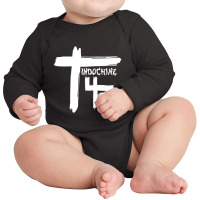 Indochine - French Pop Rock And New Wave Long Sleeve Baby Bodysuit | Artistshot