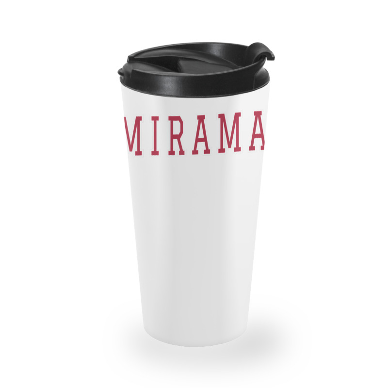 Miramar Florida Souvenir Sport College Style Text T Shirt Travel Mug | Artistshot