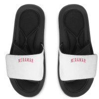 Miramar Florida Souvenir Sport College Style Text T Shirt Slide Sandal | Artistshot