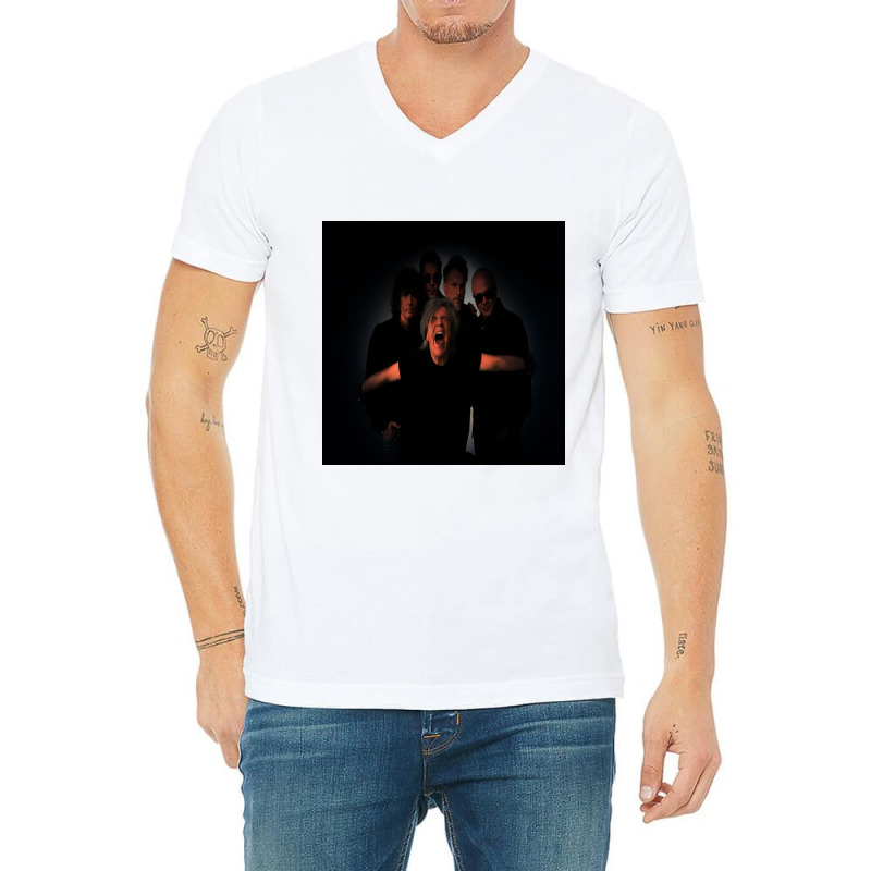 Indochine - French Pop Rock And New Wave V-neck Tee | Artistshot