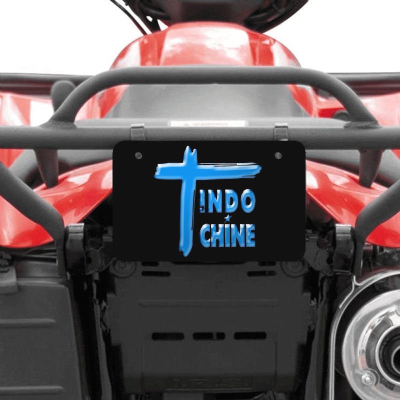 Indochine - French Pop Rock And New Wave Atv License Plate | Artistshot