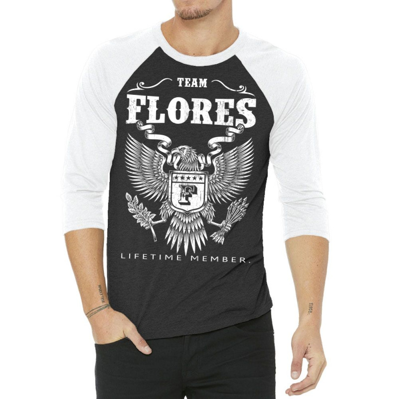 Flores Lifetime Member 3/4 Sleeve Shirt | Artistshot