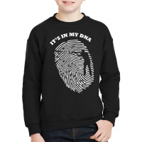 It's In My Dna Sporting Clays Shooter Fingerprint Fans Retro T Shirt Youth Sweatshirt | Artistshot