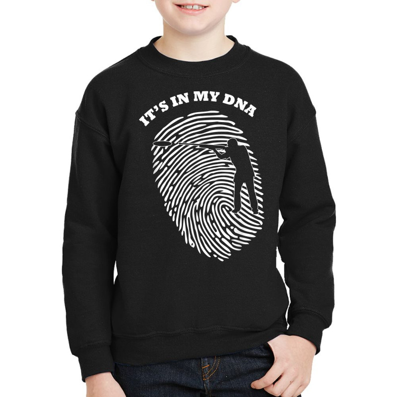 It's In My Dna Sporting Clays Shooter Fingerprint Fans Retro T Shirt Youth Sweatshirt | Artistshot