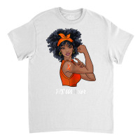 Womens Ms Warrior Fighter Support Multiple Sclerosis Awareness T Shirt Classic T-shirt | Artistshot