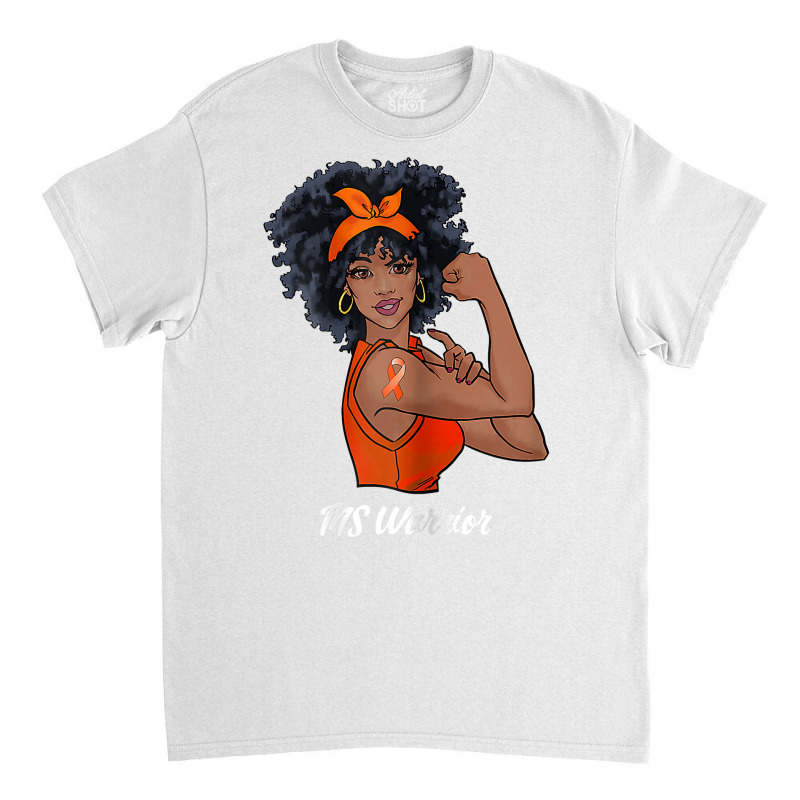 Womens Ms Warrior Fighter Support Multiple Sclerosis Awareness T Shirt Classic T-shirt | Artistshot