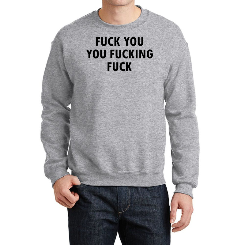 Fuck You Shameless Lip (fuck You You Fucking Fuck) Crewneck Sweatshirt by SabriAcar | Artistshot