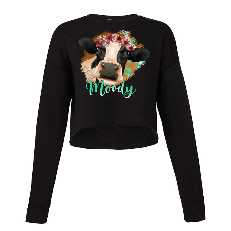 Moody Heifer Cropped Sweater | Artistshot