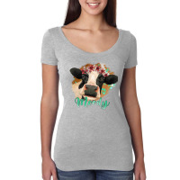 Moody Heifer Women's Triblend Scoop T-shirt | Artistshot