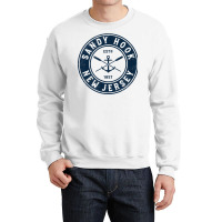 Sandy Hook New Jersey Nj Vintage Boat Anchor & Oars T Shirt Crewneck Sweatshirt | Artistshot