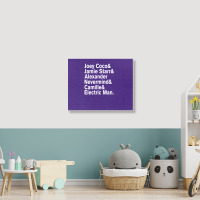 Prince Aliases Joey Coco & Jamie Starr Threads Landscape Canvas Print | Artistshot