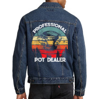 Professional Pot Dealer Pottery, Ceramics, Clay, Pot Maker Men Denim Jacket | Artistshot