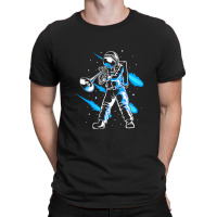 Funny Astronaut In Space Playing Trumpet Trumpeter T-shirt | Artistshot