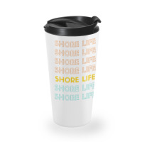 Vintage New Jersey Shore Life Beach Summer Vacation Surf T Shirt Travel Mug | Artistshot