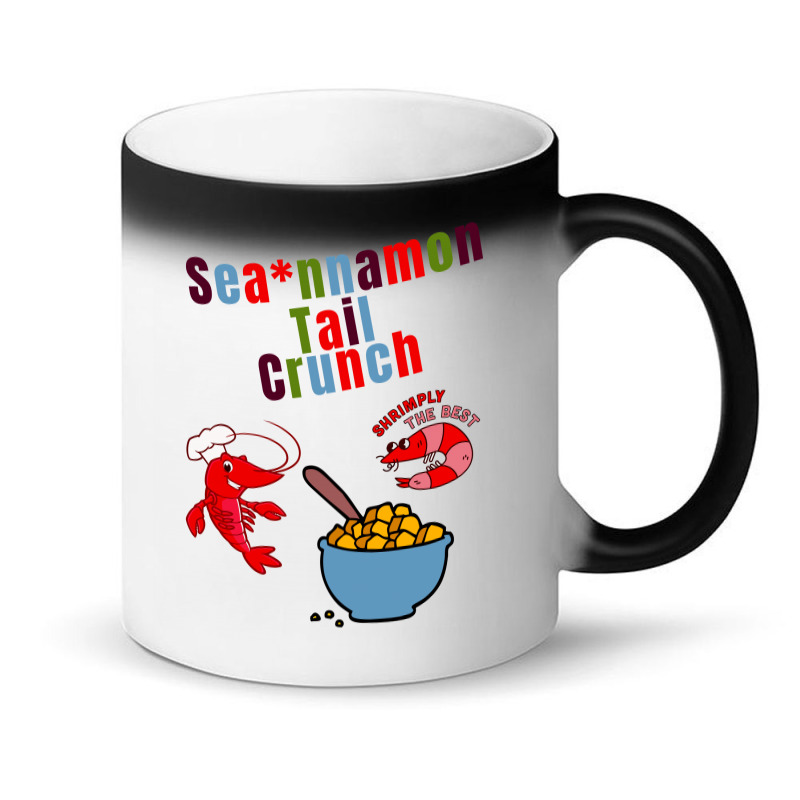 Sea, Nnamon Tail Crunch,  Parody Cinnamon Toast Crunch Shrimp Tails Cl Magic Mug | Artistshot