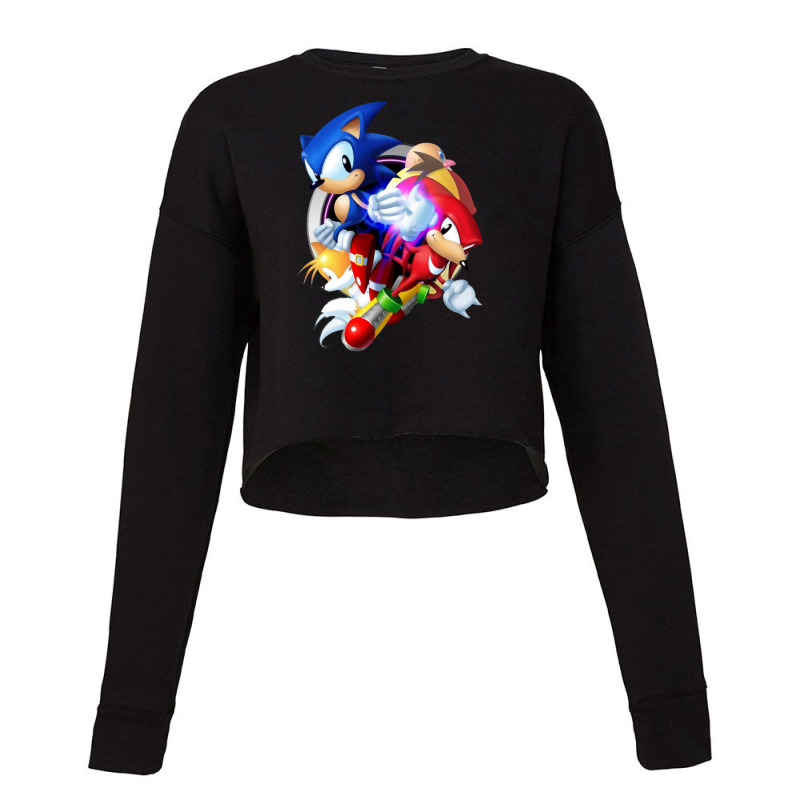 Sadow The Hedgehog Cropped Sweater by dikamardian | Artistshot