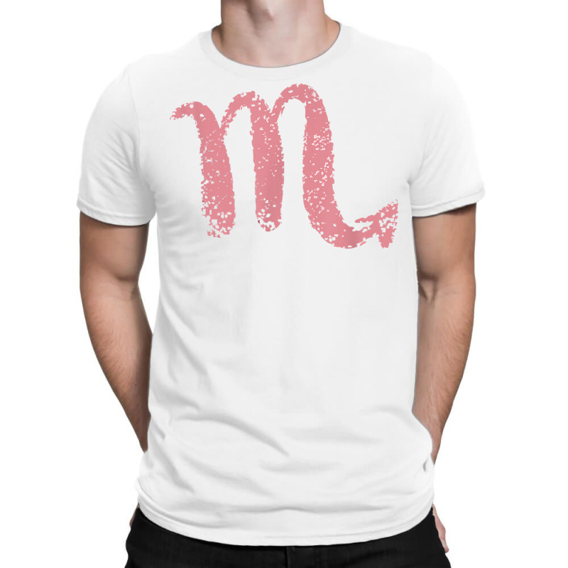 Rose Pink Colored Scorpio Zodiac Astrology Sign T Shirt T-shirt | Artistshot