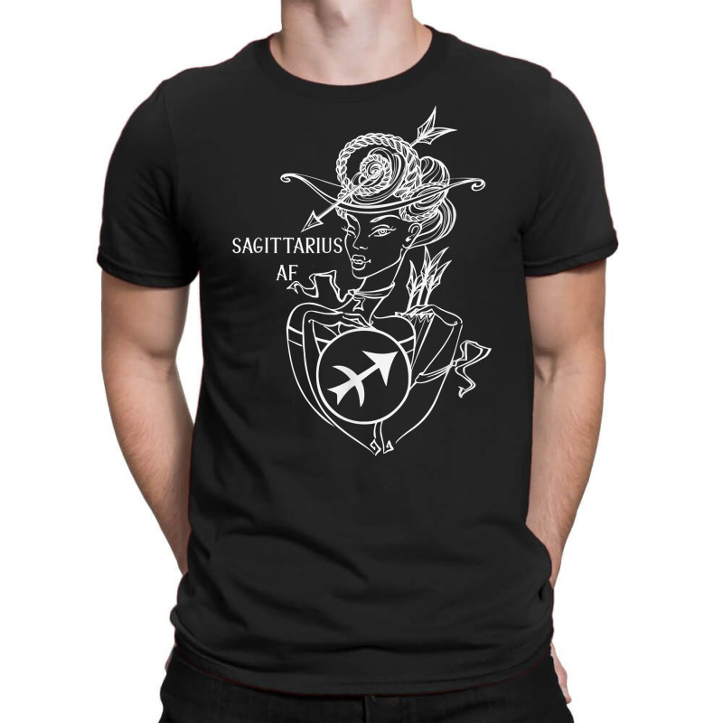 Sagittarius Af Beautiful Archer Woman Zodiac Sign T Shirt T-shirt | Artistshot