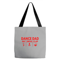 Mens Dance Dad Pay Drive Clap Tote Bags | Artistshot