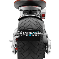 City Of Starbase Cameron Motorcycle License Plate | Artistshot