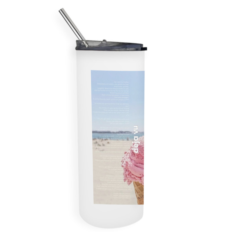 Olivia De Ja Fu Ice Cream Skinny Tumbler | Artistshot