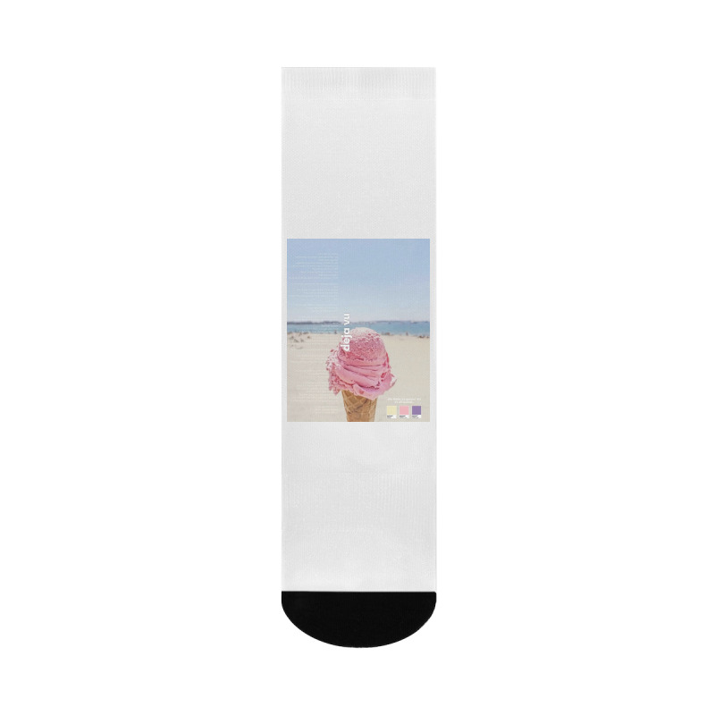 Olivia De Ja Fu Ice Cream Crew Socks | Artistshot