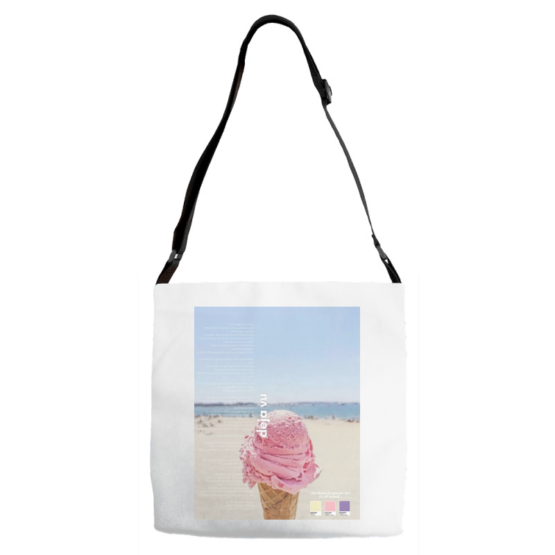 Olivia De Ja Fu Ice Cream Adjustable Strap Totes | Artistshot