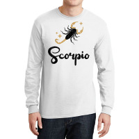 Scorpio Astrology Apparel Men Women Funny Zodiac Sign Gift T Shirt Long Sleeve Shirts | Artistshot