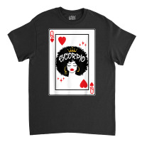 Scorpio Astrology Black Queen Hearts Blackjack Cards Poker T Shirt Classic T-shirt | Artistshot