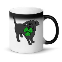 Funny Dog Holding Shamrock Magic Mug | Artistshot