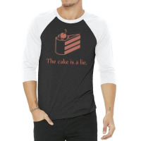 Cake Is A Lie 3/4 Sleeve Shirt | Artistshot