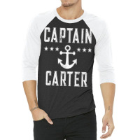 Vintage Captain Carter T Shirt Family Cruise Lake Boating 3/4 Sleeve Shirt | Artistshot