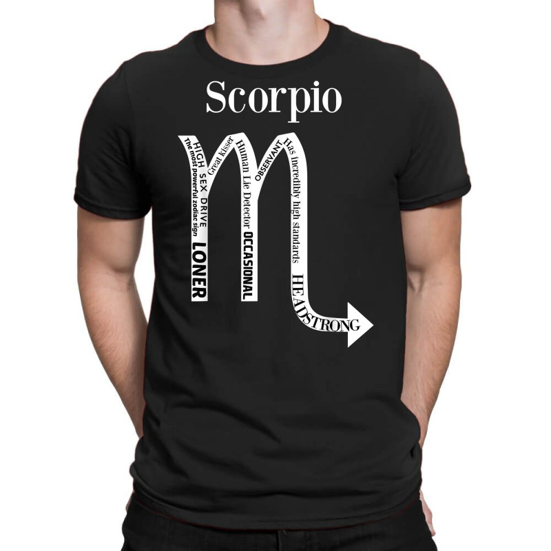 Scorpio Traits Astrology Zodiac Sign Horoscope T Shirt T-shirt | Artistshot