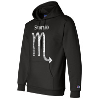 Scorpio Traits Astrology Zodiac Sign Horoscope T Shirt Champion Hoodie | Artistshot