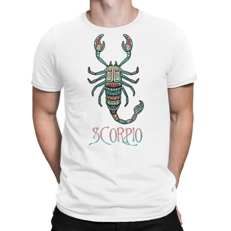 Scorpio Zodiac Sign Celestial Horoscope Astrology Birthday T Shirt T-shirt | Artistshot