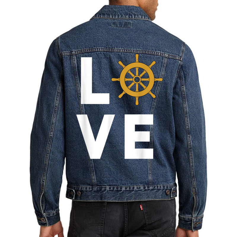 Sea Captain T Shirt Sailing Gift For Sailors Boat Ship Tee T Shirt Men Denim Jacket | Artistshot