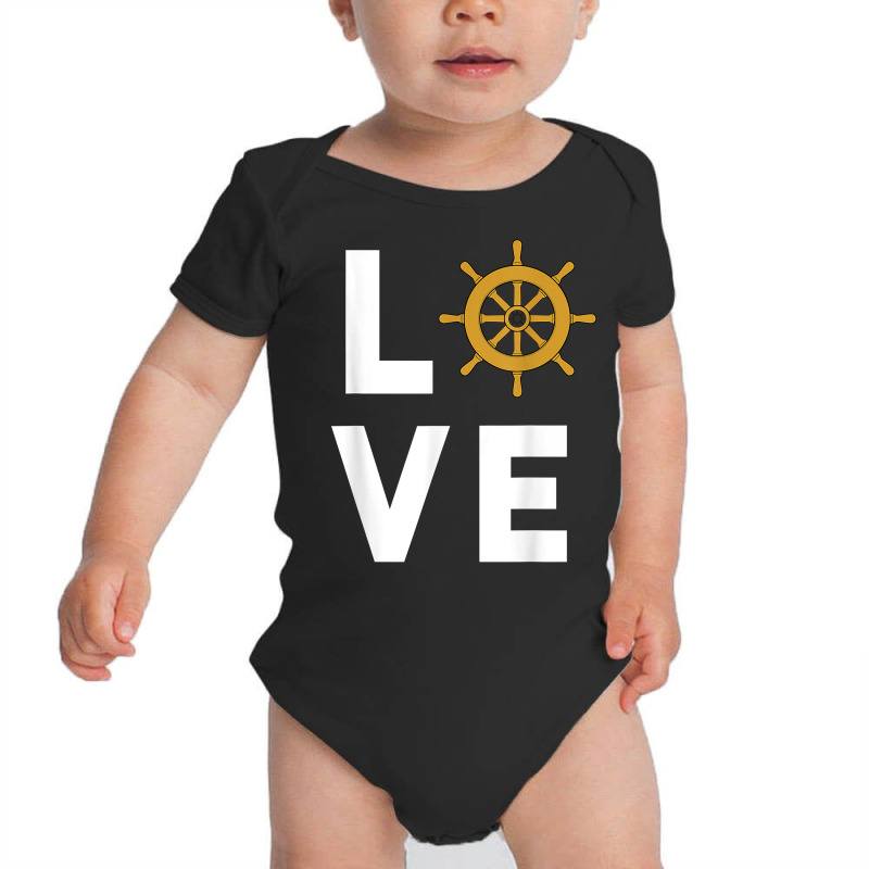 Sea Captain T Shirt Sailing Gift For Sailors Boat Ship Tee T Shirt Baby Bodysuit | Artistshot