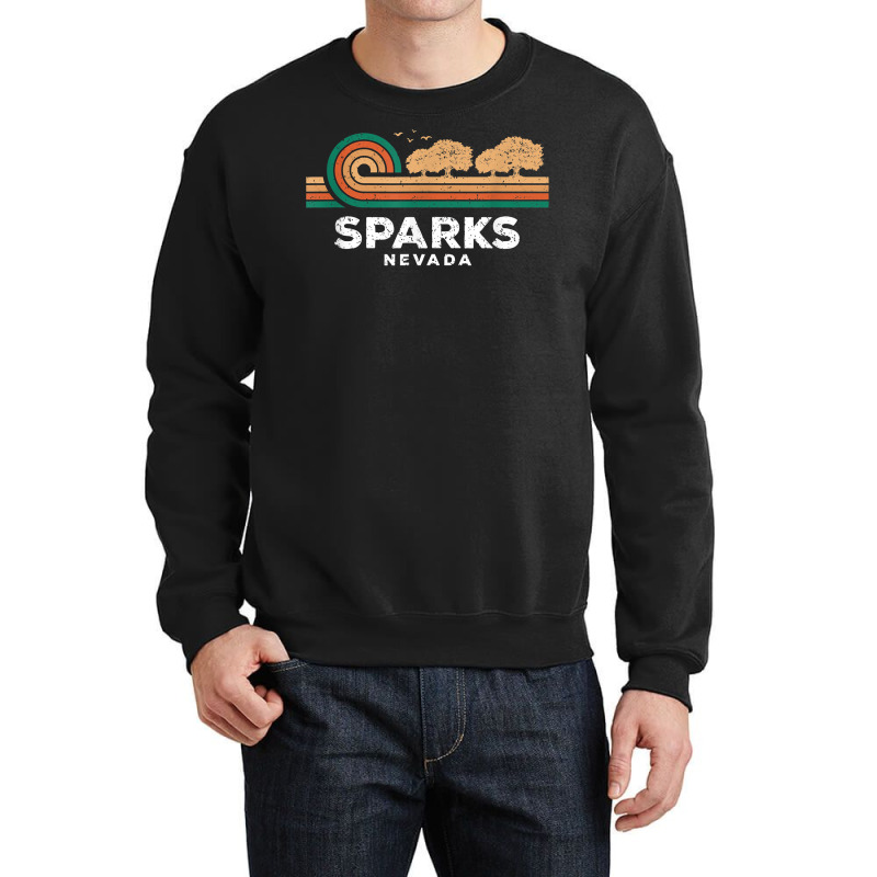 Vintage Sparks Sunset Nevada Souvenir T Shirt Crewneck Sweatshirt | Artistshot