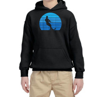 Vintage Sunset Retro Water Skiing Water Skier Athlete T Shirt Youth Hoodie | Artistshot