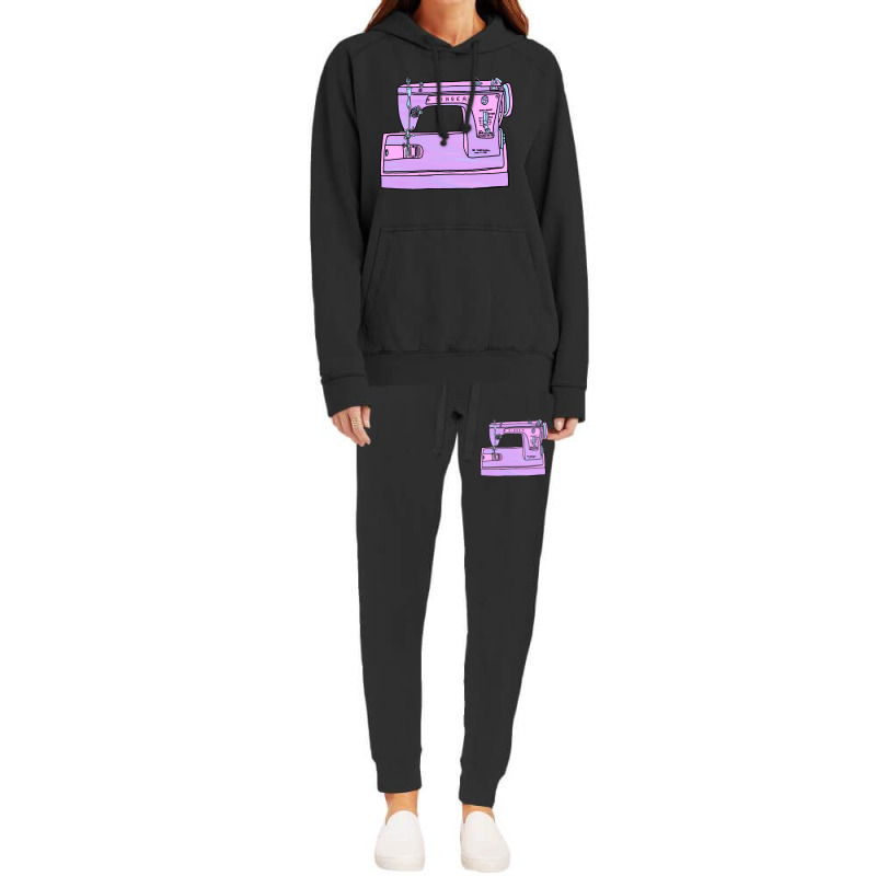 Purple Singer Sewing Machine Hoodie & Jogger Set | Artistshot