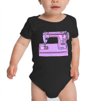 Purple Singer Sewing Machine Baby Bodysuit | Artistshot