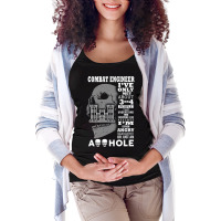 Combat Engineer Shirt I've Only Met About 3 Or 4 People Maternity Scoop Neck T-shirt | Artistshot