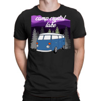 Camp Camping Camp Crystal Lakefriday 13th Camper T-shirt | Artistshot