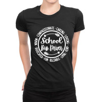 Schoolbus Driver Ladies Fitted T-shirt | Artistshot