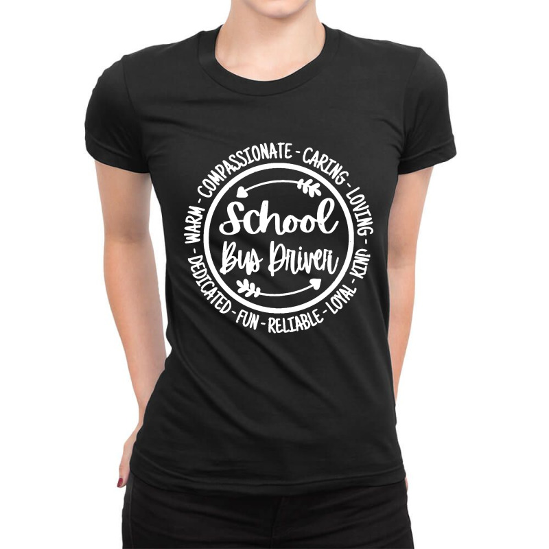 Schoolbus Driver Ladies Fitted T-Shirt by Lemah Teles | Artistshot